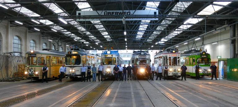 Historische Straßenbahnen begeistern beim großen Jubiläum in Heidelberg